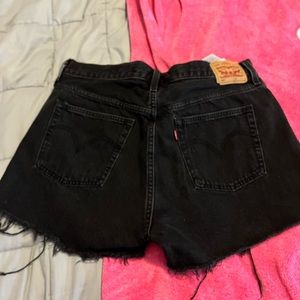 Levi black shorts